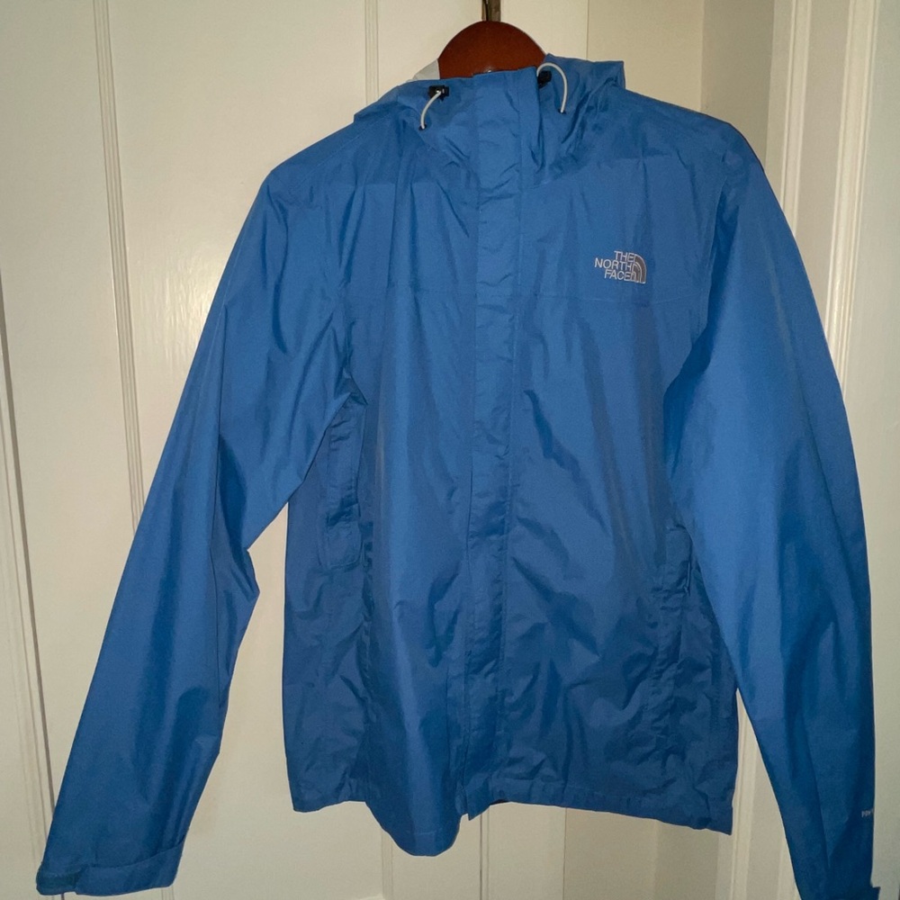 The North Face Blue Raincoat Lightweight Water-Resistant